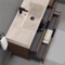 Floating Bathroom Vanity, Modern, Walnut, 48